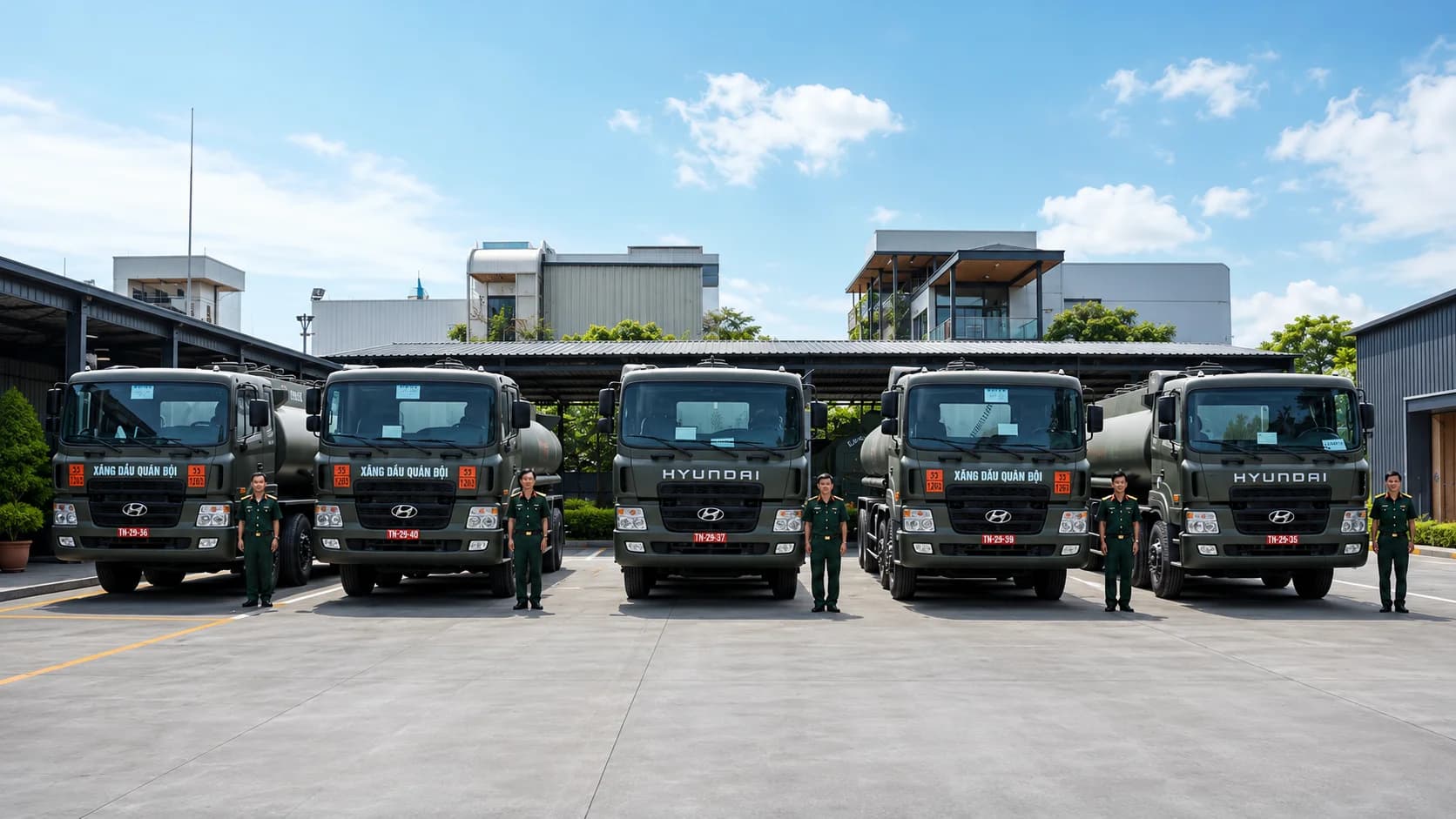 Vận tải hàng hóa, xăng dầu