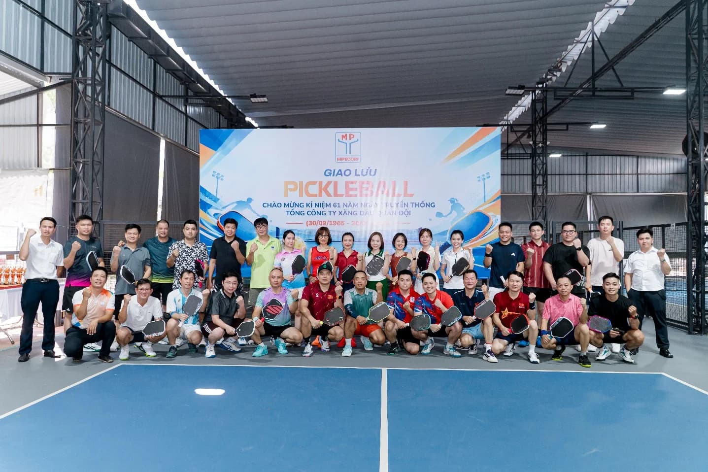 SÔI ĐỘNG GIAO LƯU PICKLEBALL CHÀO MỪNG KỶ NIỆM 61 NĂM NGÀY TRUYỀN THỐNG TỔNG CÔNG TY XĂNG DẦU QUÂN ĐỘI (30/9/1965 – 30/9/2026)